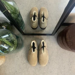 Green Comfort Kort Støvle Dame|Vinterstøvler Damer*Ruskindsstøvle med EnergySole™, uldfor, dobbelt lynlås & ekstra rummelig H-pasform