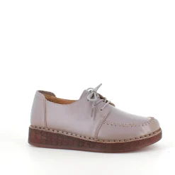 Sygeplejebutikken Sommersko Dame|Stødabsorberende Sko*Sandfarvet snøresko i læder med god stødabsorbering.