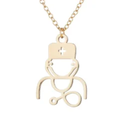 Sygeplejebutikken Gaver Til Sundhedspersonalet|Smykker*Sød halskæde i guldtone