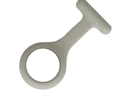 Sygeplejebutikken Silikonesygeplejeure*Silikone sygeplejeur med hvid urskive & 3 ekstra covers – praktisk, hygiejnisk & let at aflæse