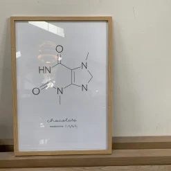 Sygeplejebutikken Gaver Til Sundhedspersonalet*Sjov chokolade molekyle plakat