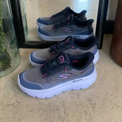 Skechers Hælsporer|Slip On Sko*slip-in sko i blå med Max Cushion