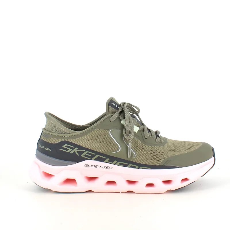 Skechers Slip On Sko|Kondi Sko*Slip-in sko i grøn med Glide-Step Altus