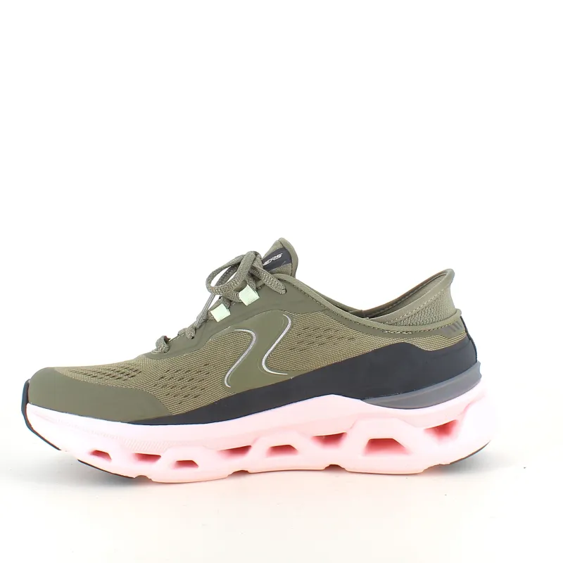 Skechers Slip On Sko|Kondi Sko*Slip-in sko i grøn med Glide-Step Altus