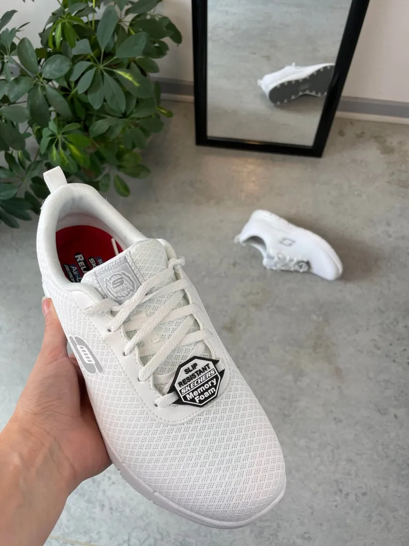 Skechers Leddegigt|Hælsporer*Work arbejdssko med bred pasform – CE-godkendt, skridhæmmende sål & Memory Foam komfort