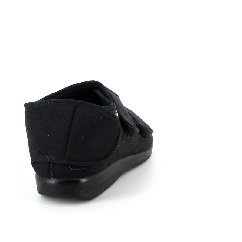 OrtoMed sko Knyster - Hallux Valgus|Hjemmesko*Sko med velcro og bred pasform og regulerbar hælrem