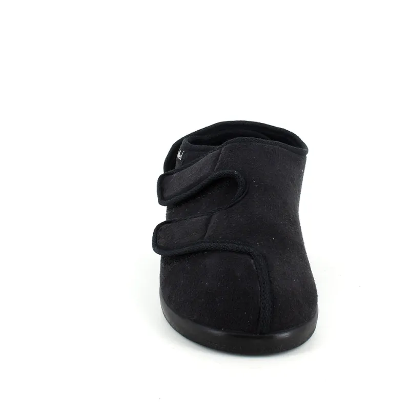 OrtoMed sko Knyster - Hallux Valgus|Hjemmesko*Sko med velcro og bred pasform og regulerbar hælrem