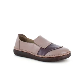 Sygeplejebutikken Sko På Tilbud*Slip on sko i skind med ultra fleksibel ydersål