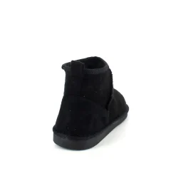 Sygeplejebutikken Sko På Tilbud*Sort bamsestøvle med blødt foer og kort skaft