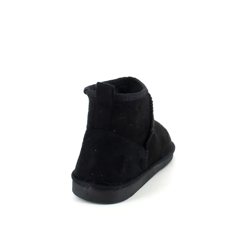 Sygeplejebutikken Sko På Tilbud*Sort bamsestøvle med blødt foer og kort skaft