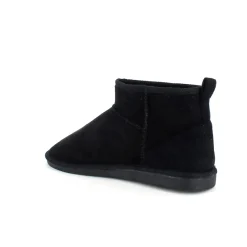 Sygeplejebutikken Sko På Tilbud*Sort bamsestøvle med blødt foer og kort skaft