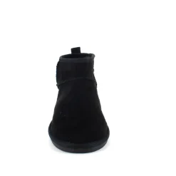 Sygeplejebutikken Sko På Tilbud*Sort bamsestøvle med blødt foer og kort skaft