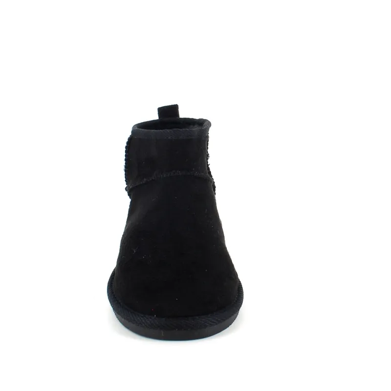 Sygeplejebutikken Sko På Tilbud*Sort bamsestøvle med blødt foer og kort skaft