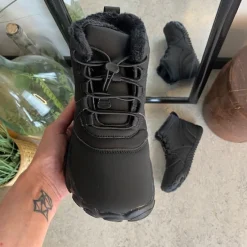 Sygeplejebutikken Herresko Og Sandaler|Herresko Og Sandaler*Sort barfodssko med fleksibel gummisål, praktisk klemmelukning og let for