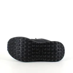 Sygeplejebutikken Kondi Sko|Stødabsorberende Sko*Sort damesko i blød PU med snørebånd og dekorative syninger – komfortabel hverdagssko