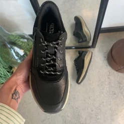 Green Comfort Hælsporer|Platfodet*Sort sko med dobbelt lukning