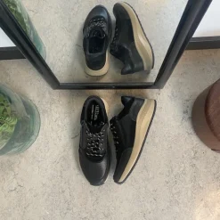 Green Comfort Hælsporer|Platfodet*Sort sko med dobbelt lukning