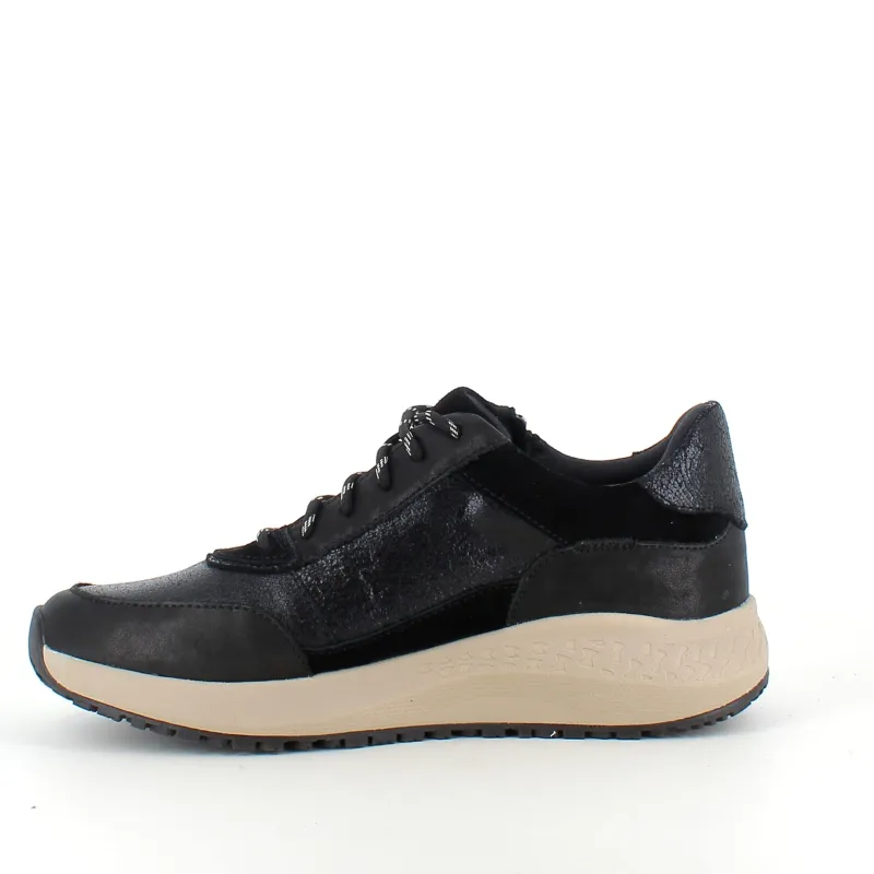 Green Comfort Hælsporer|Platfodet*Sort sko med dobbelt lukning