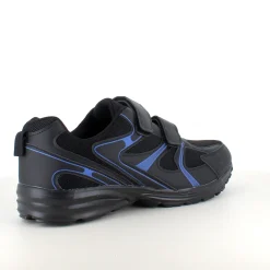 Sygeplejebutikken Sko Til Ældre|Sko Med Velcro*Sort letvægtssko med velcroremme og stødabsorberende sål