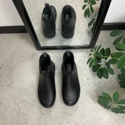 Green Comfort Gummistøvler*Sort mønstret luksus gummistøvle med svangstøtte