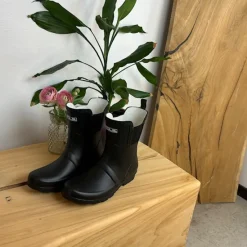 Mols Kort Støvle Dame|Vinterstøvler Damer*Sort gummistøvle med lavt skaft