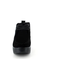 Sygeplejebutikken Sko På Tilbud*Sort ruskindssko med let foring og gængesål