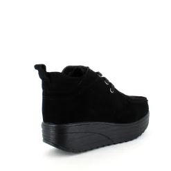 Sygeplejebutikken Sko På Tilbud*Sort ruskindssko med let foring og gængesål