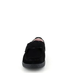 Sygeplejebutikken Sko Til Ældre|Sko Med Velcro*Sort ruskindssko med velcrolukning og gummisål