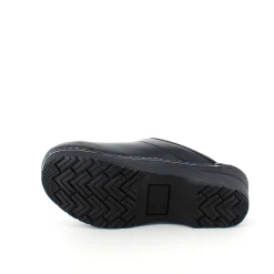 Sanita Clogs|Træsko Dame Modeller*Sort tøffel træsko med fleksibel bund