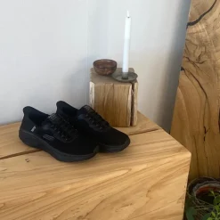 Skechers Knyster - Hallux Valgus|Leddegigt*Sort Slip-Ins med overdel i stretch