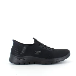 Skechers Knyster - Hallux Valgus|Leddegigt*Sort slip-ins med svangstøtte