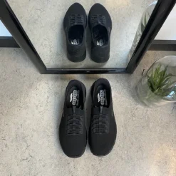 Skechers Knyster - Hallux Valgus|Leddegigt*Sort slip-ins med svangstøtte