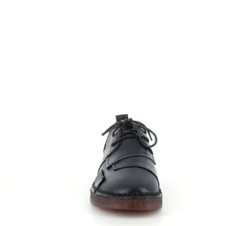 Sygeplejebutikken Sko På Tilbud*Sort skind snøresko med god stødabsorbering