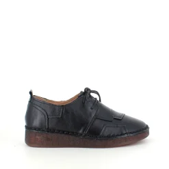 Sygeplejebutikken Sko På Tilbud*Sort skind snøresko med god stødabsorbering