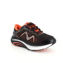MBT Hælsporer|Kondi Sko*Sort sko fra med fede orange detaljer
