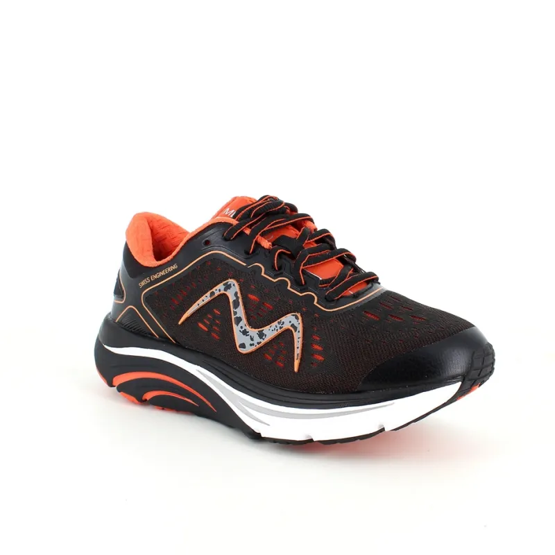 MBT Hælsporer|Kondi Sko*Sort sko fra med fede orange detaljer