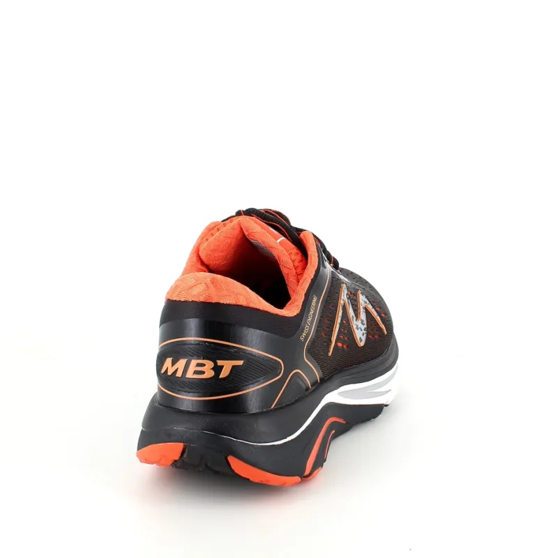 MBT Hælsporer|Kondi Sko*Sort sko fra med fede orange detaljer