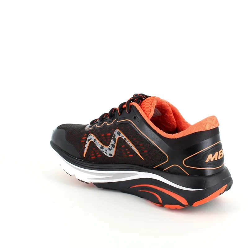 MBT Hælsporer|Kondi Sko*Sort sko fra med fede orange detaljer