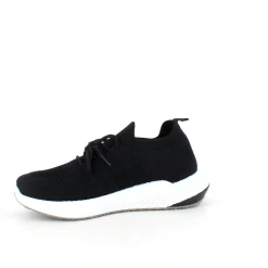 Sygeplejebutikken Sko På Tilbud*Sort slip on sko med strikket overdel og god stødabsorbering