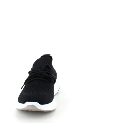 Sygeplejebutikken Sko På Tilbud*Sort slip on sko med strikket overdel og god stødabsorbering