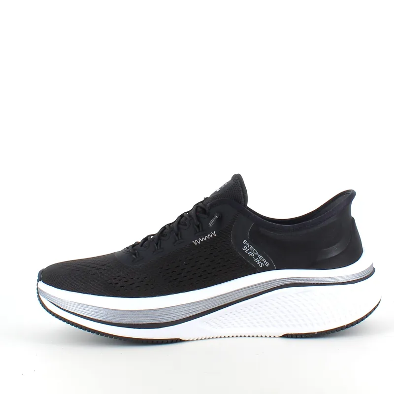 Skechers Knyster - Hallux Valgus|Leddegigt*Sort slip-ins sko fra med elastiksnøre