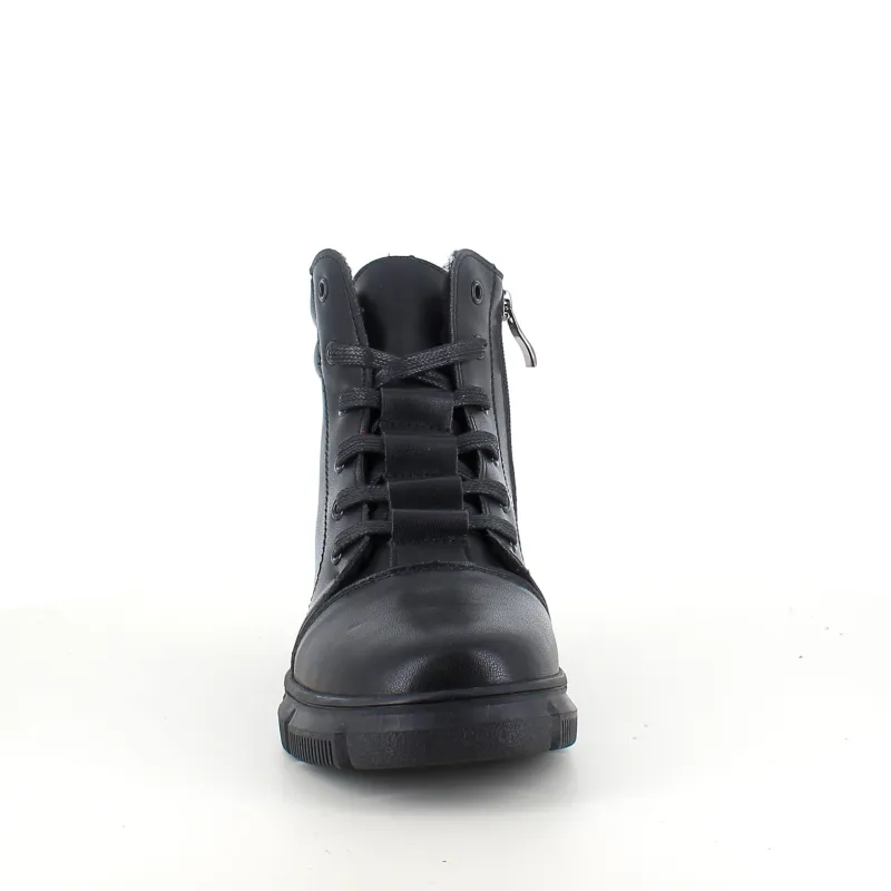 Sygeplejebutikken Overgangssko*Sort støvle med stødabsorberende sål