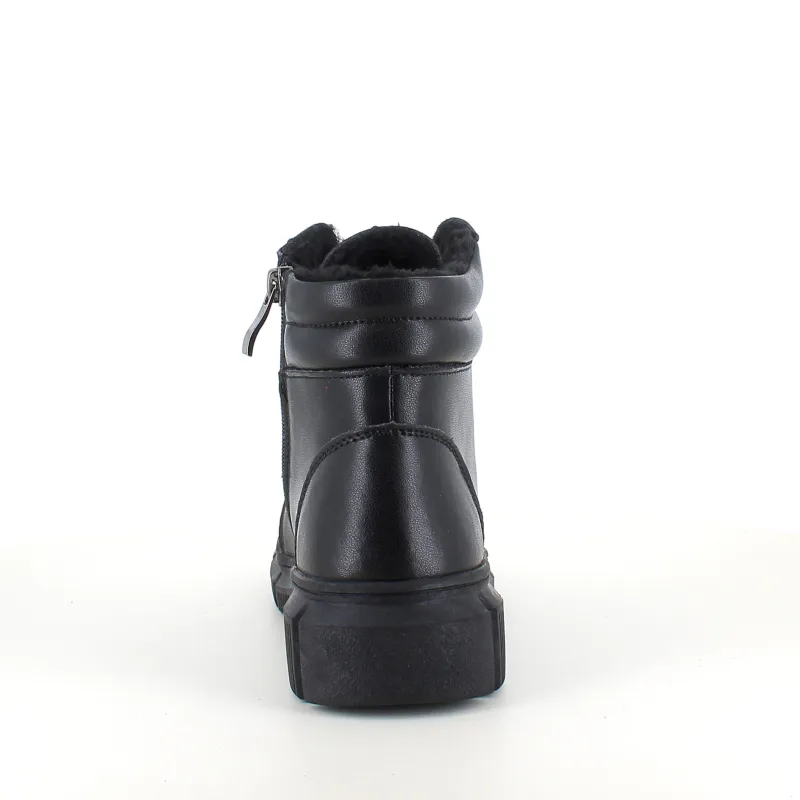 Sygeplejebutikken Overgangssko*Sort støvle med stødabsorberende sål