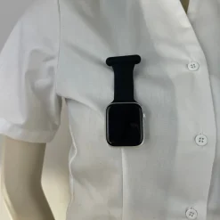 Sygeplejebutikken Silikonesygeplejeure|Gaver Til Sundhedspersonalet*Sort sygepleje silikone rem til Apple Watch