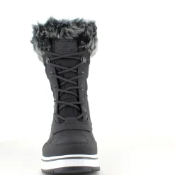 Mols Billige Vinter Støvler|Vinterstøvler Damer*Sort vandtæt vinterstøvle fra med pels kant