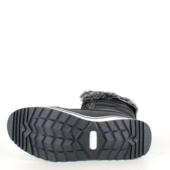 Mols Billige Vinter Støvler|Vinterstøvler Damer*Sort vandtæt vinterstøvle fra med pels kant