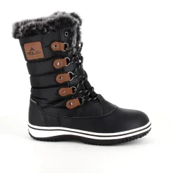 Mols Kort Støvle Dame|Vinterstøvler Damer*Sort vandtæt vinterstøvle fra