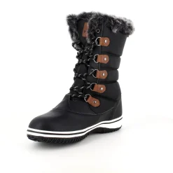 Mols Kort Støvle Dame|Vinterstøvler Damer*Sort vandtæt vinterstøvle fra