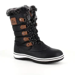 Mols Kort Støvle Dame|Vinterstøvler Damer*Sort vandtæt vinterstøvle fra