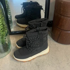 Sygeplejebutikken Billige Vinter Støvler|Vinterstøvler Damer*Sort vinterstøvle med lækkert blødt for